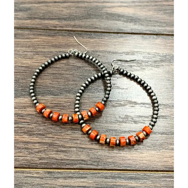 Sunny Day Hoop Earrings