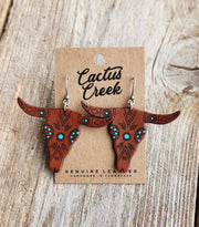Southwestern Longhorn Earrings
