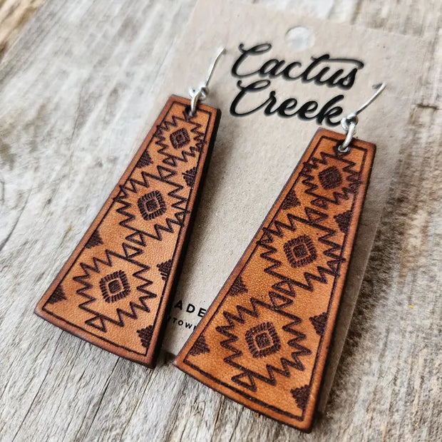 "Yuma" Leather Earrings