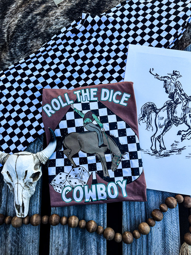 Roll The Dice Cowboy Graphic Tee