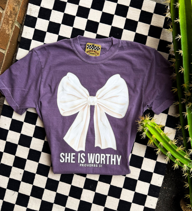 She Is Worthy Graphic Tee