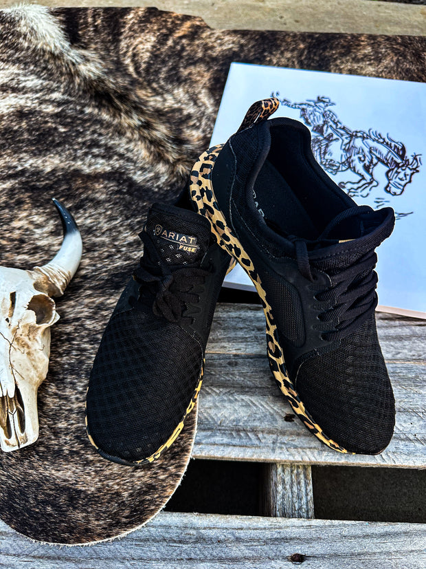 Black Leopard Fuse Ariat Sneaker