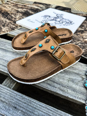 Turquoise Rain Sandals