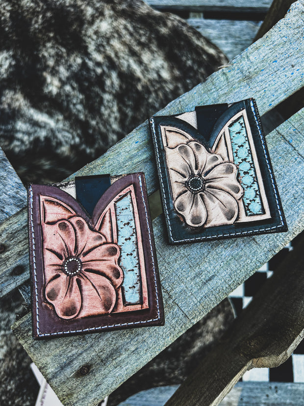 Tinley Tooled Boot Wallet