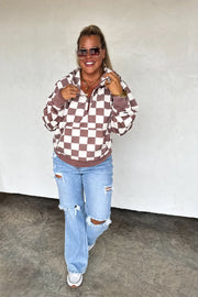 Checkered Season Pullover
