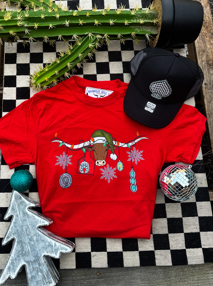 Christmas Cow Graphic Tee