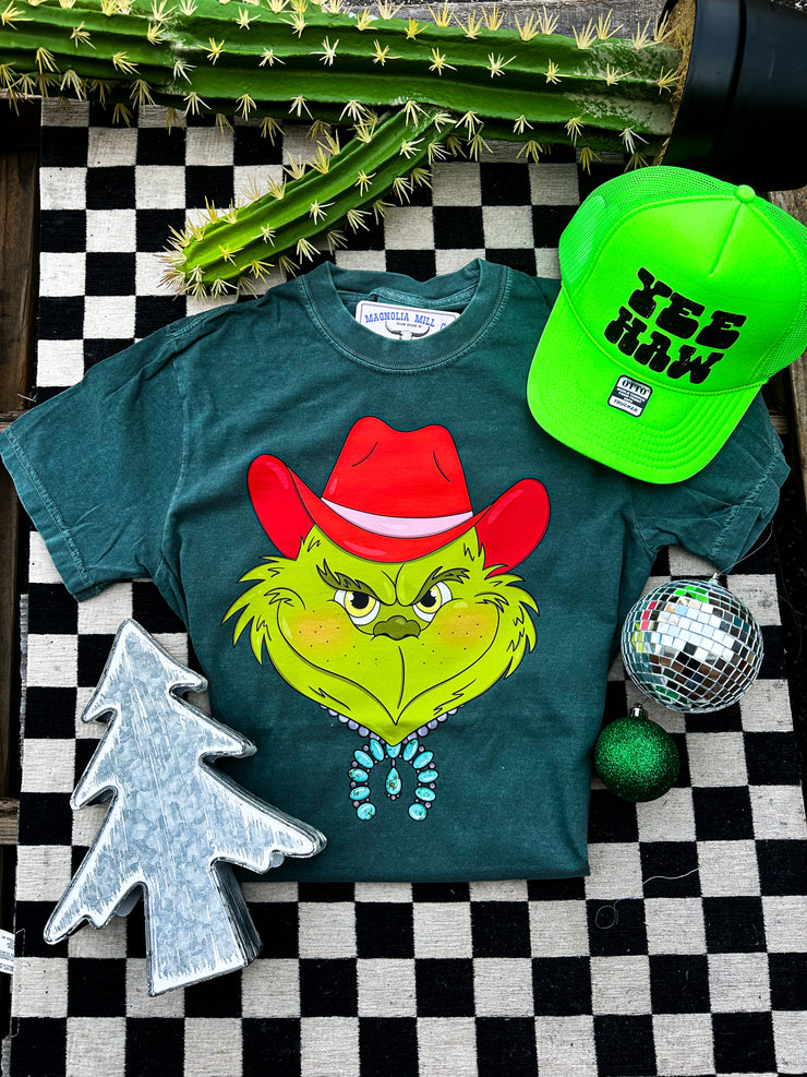 The Grinch Stole Turquoise Graphic Tee