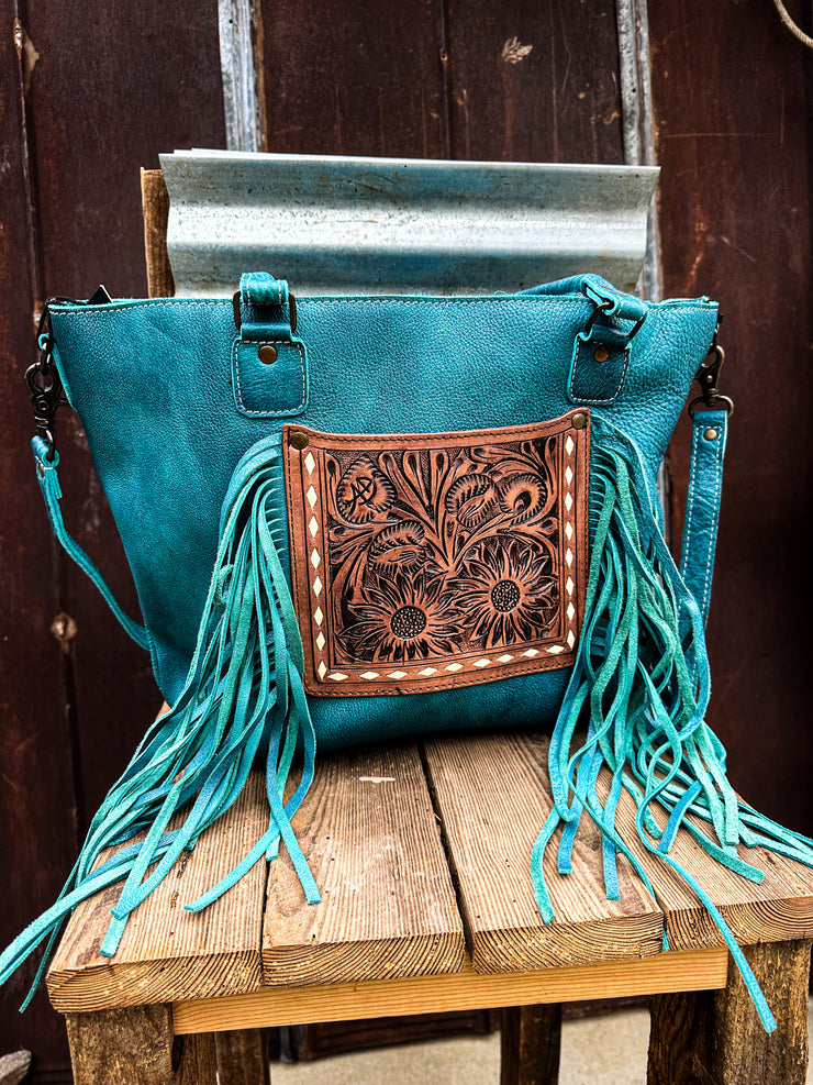 Turquoise & Tequila American Darling Bag