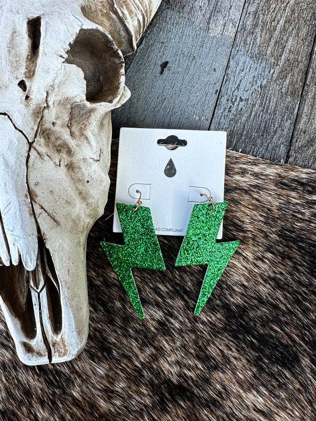 Evergreen Blazin' Bolt Earrings