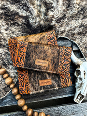 Way Out West Wrangler Wallet: Brown