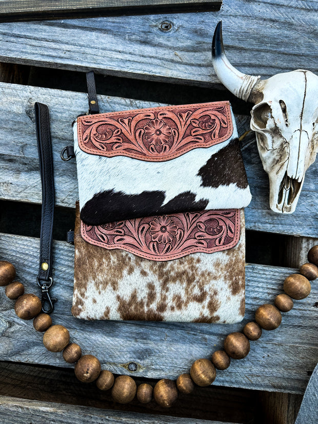 Ride or Die Wristlet: Brown