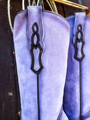LD Lilac Embroidery Corral Boot