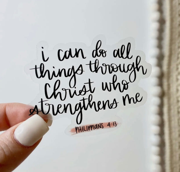 I Can Do All Things Sticker