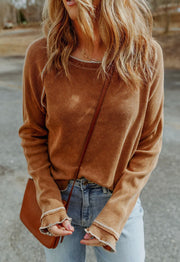 Wilder Waffle Knit Top
