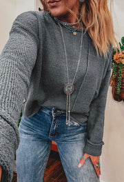Asher Asymmetric Hem Sweater