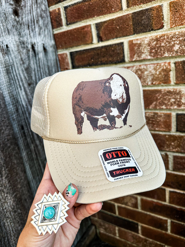 Hereford Bull Trucker Hat