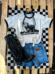 Big Red Ringer Graphic Tee