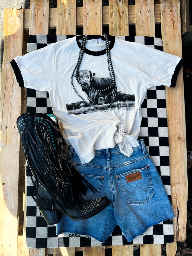 Big Red Ringer Graphic Tee
