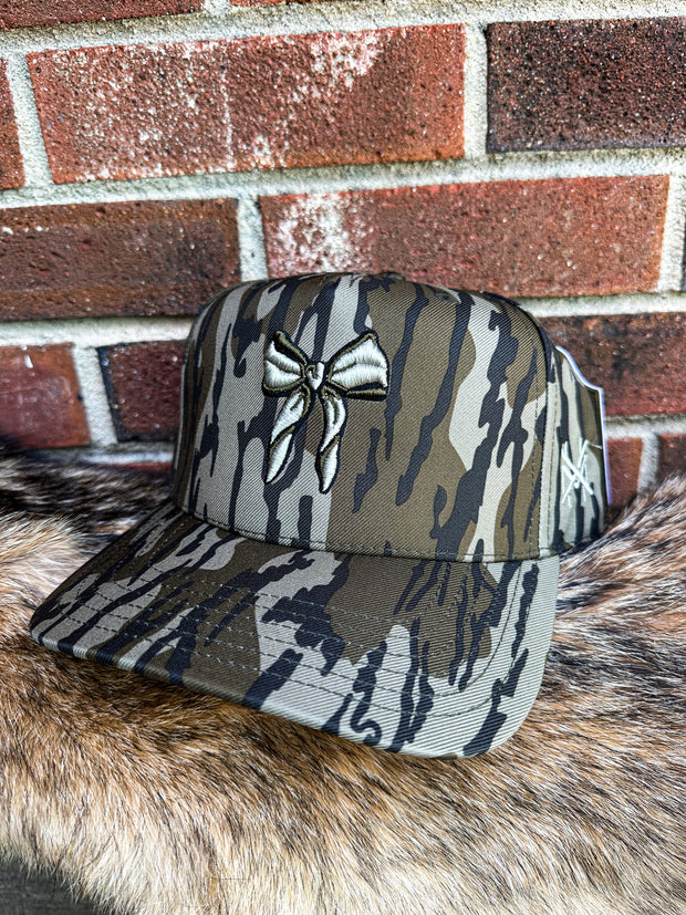 Bottomland All Over Camo Bow Trucker Hat
