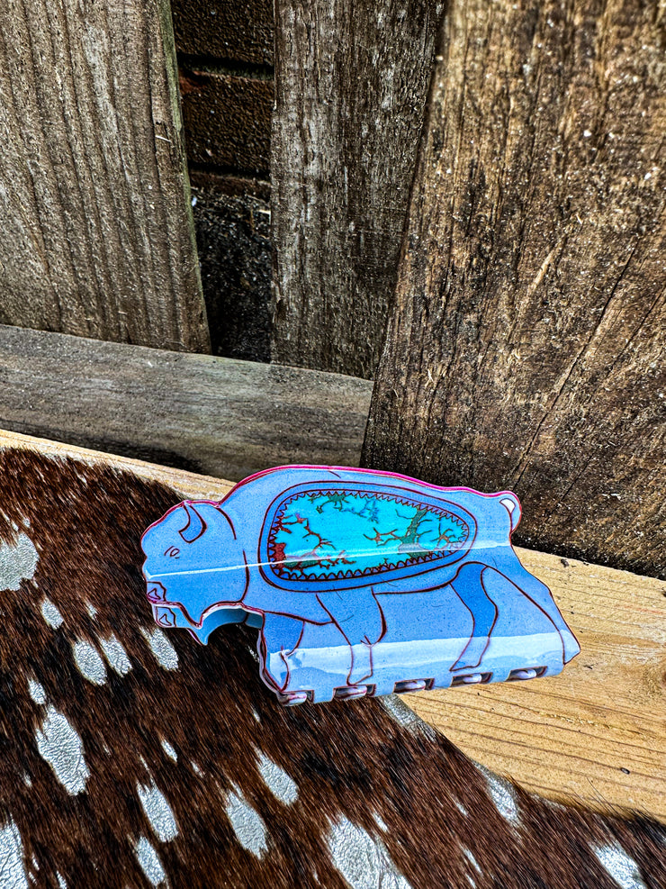 Buffalo Cow Claw Clip