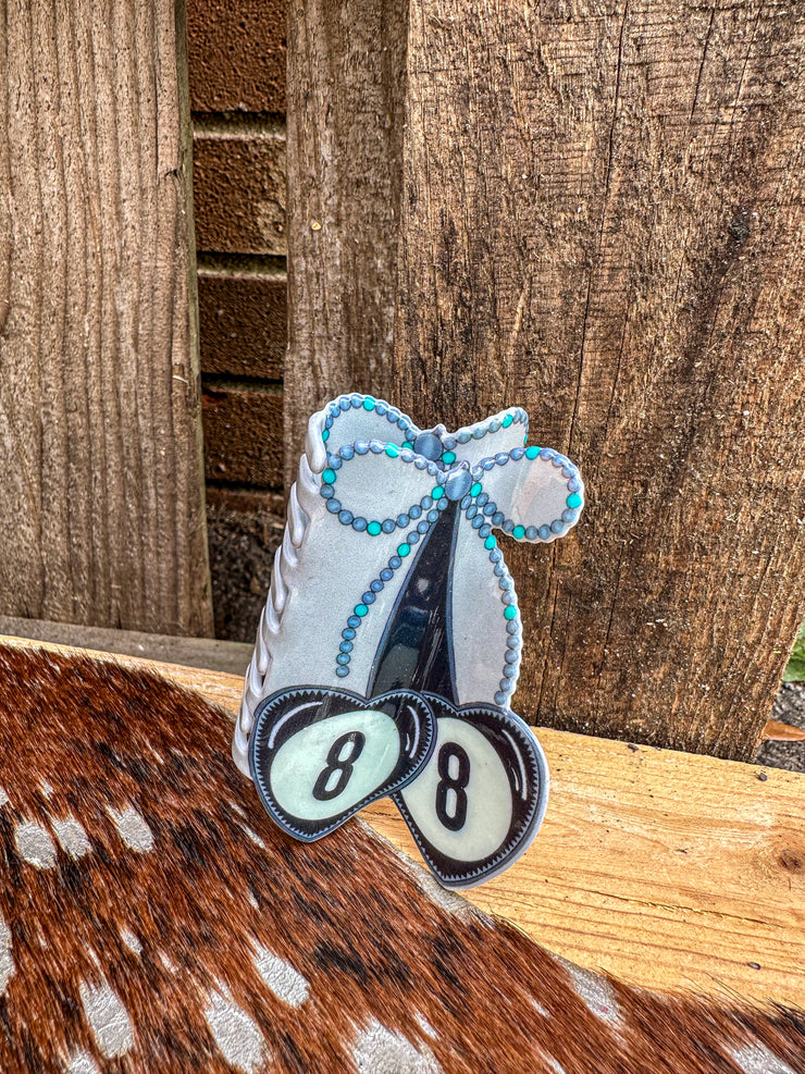 8 Ball Cherry Claw Clip