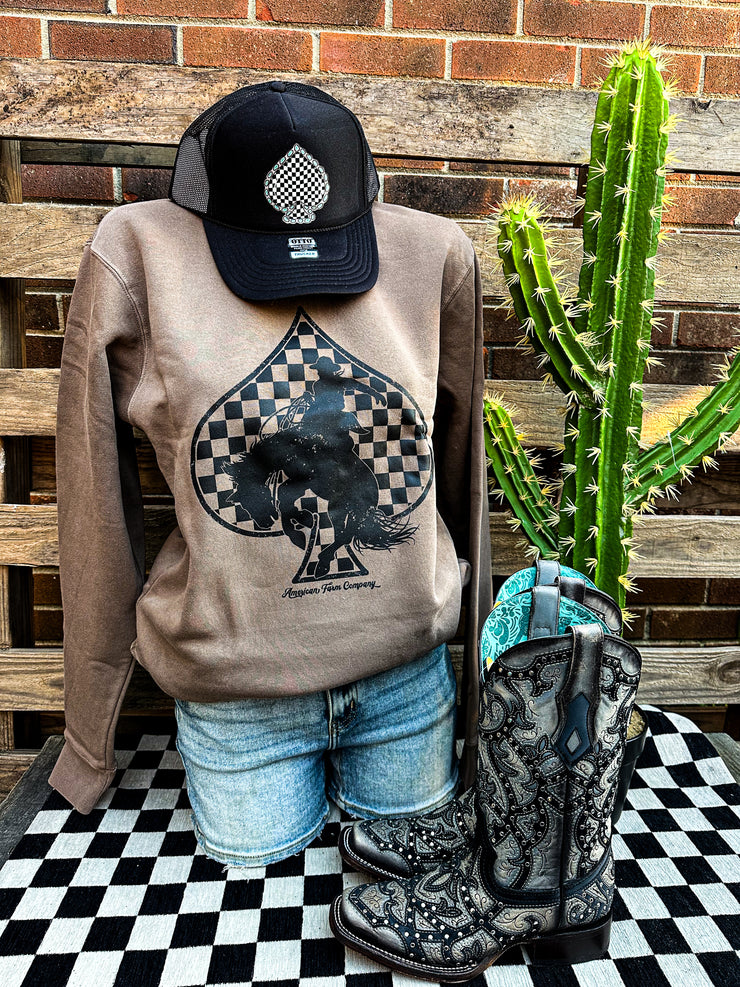 Buckin' Bronc Spade Sweatshirt