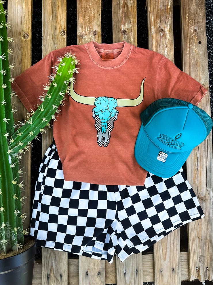 Checkmate Longhorn Graphic Tee