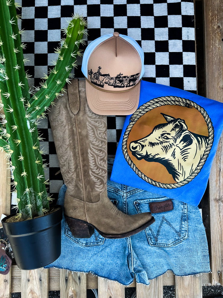Ropin Bulls Graphic Tee