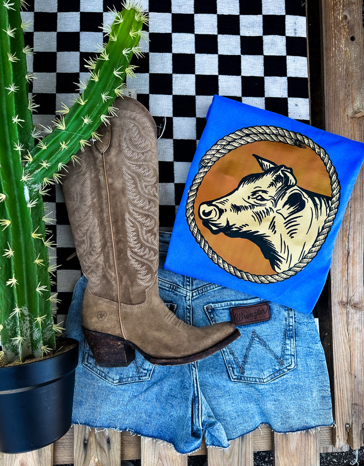 Ropin Bulls Graphic Tee