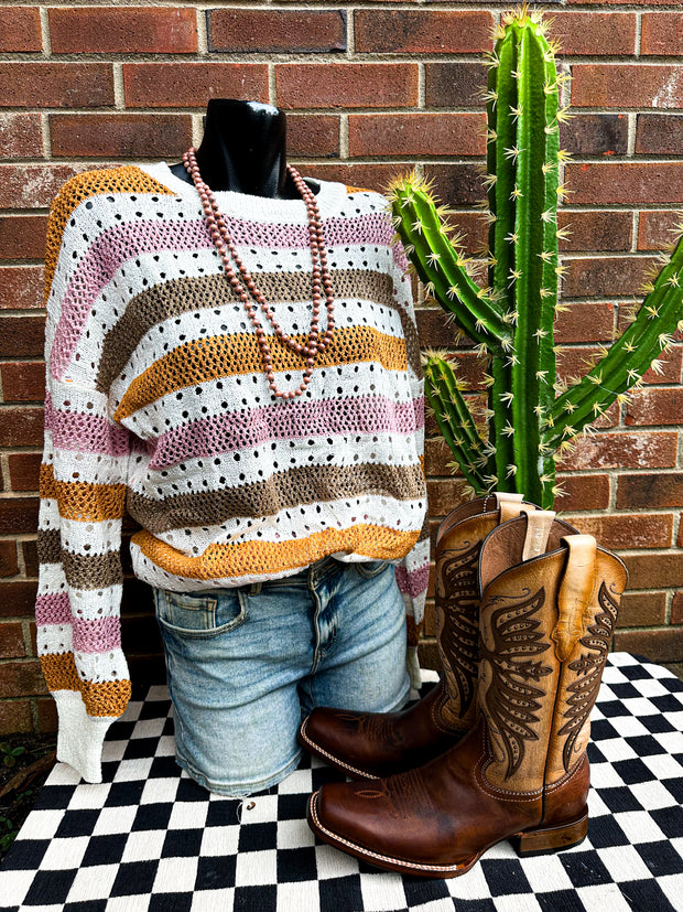 Teathered Sweater Top