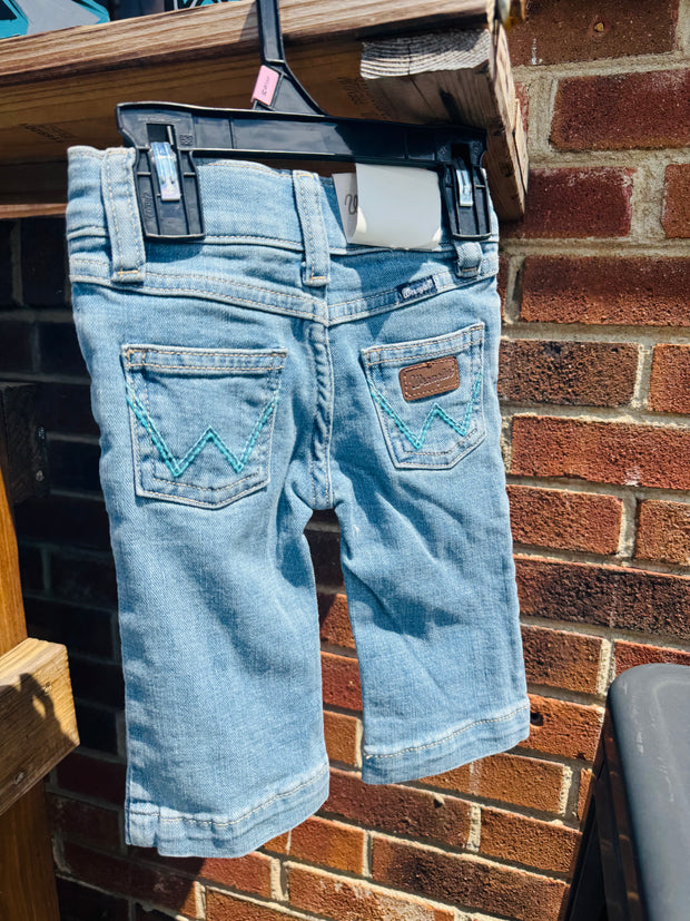 Baby Blue Wrangler Denim