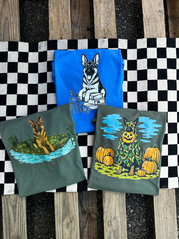 German Shepherd Graphic Tee- Made To Order