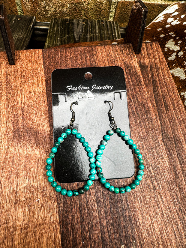 Washed In Turquoise Earrings