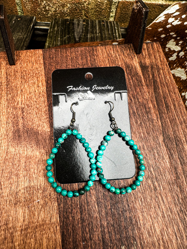 Washed In Turquoise Earrings
