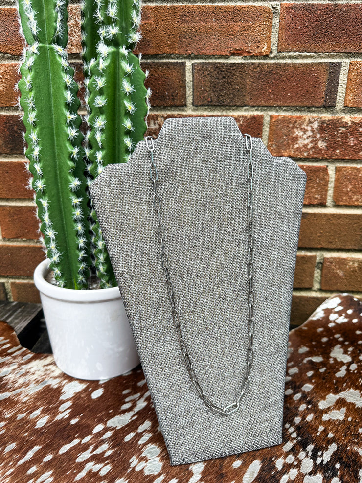 Pendelton Paperclip Necklace