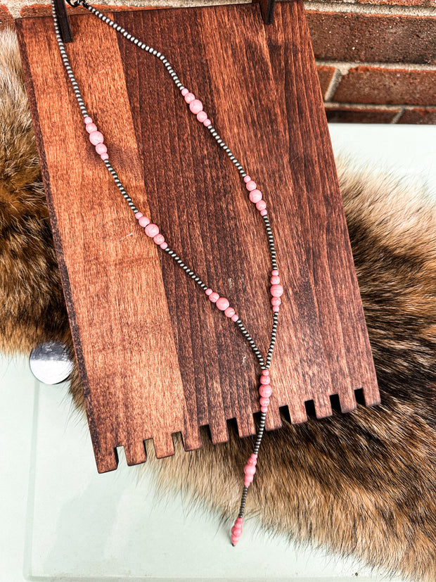 Wellington Necklace- Pink