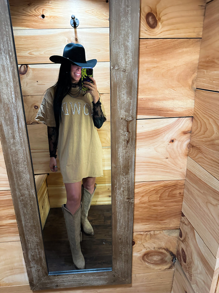 Howdy Girl Tshirt Dress