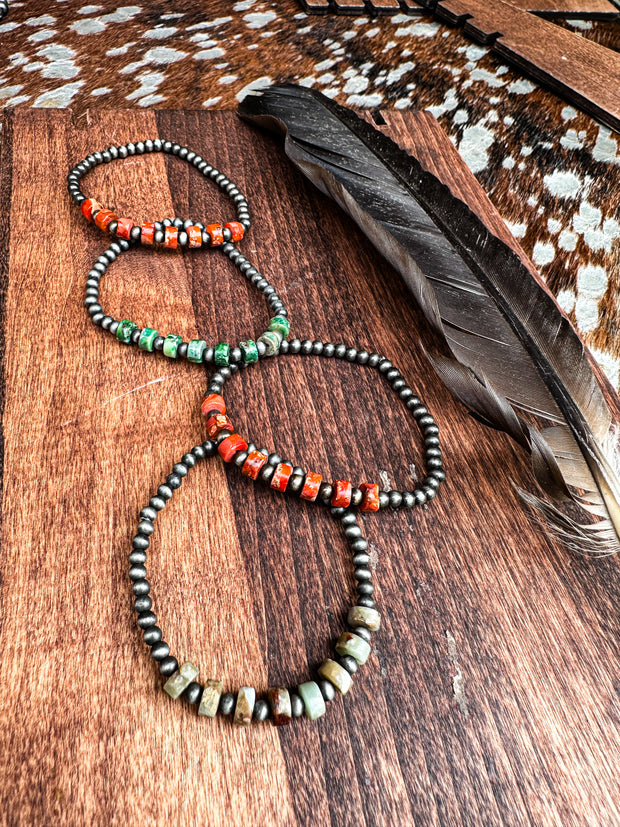 West Coast Rondelle Bracelets