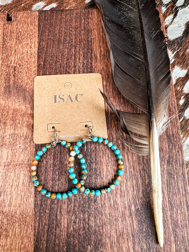 Silvia Sunset Hoop Earrings