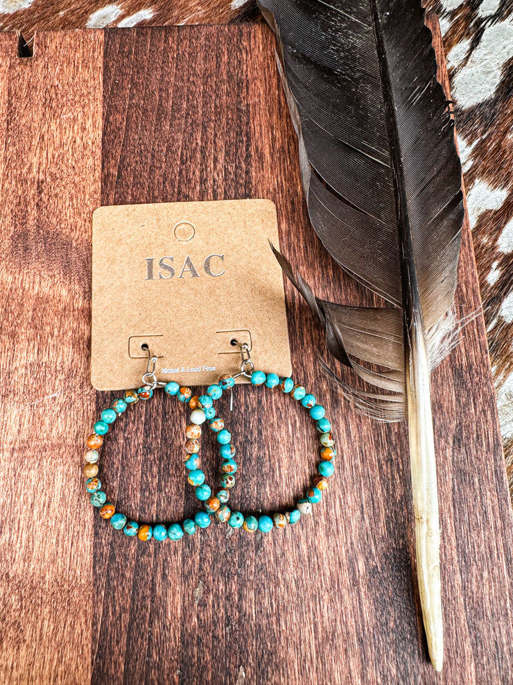 Silvia Sunset Hoop Earrings