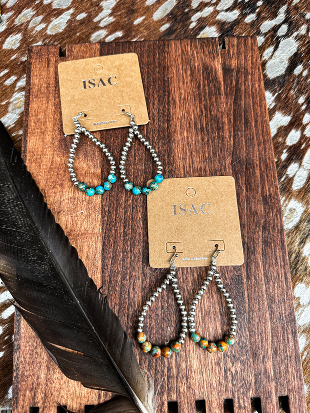 Deleware Drop Hoop Earrings