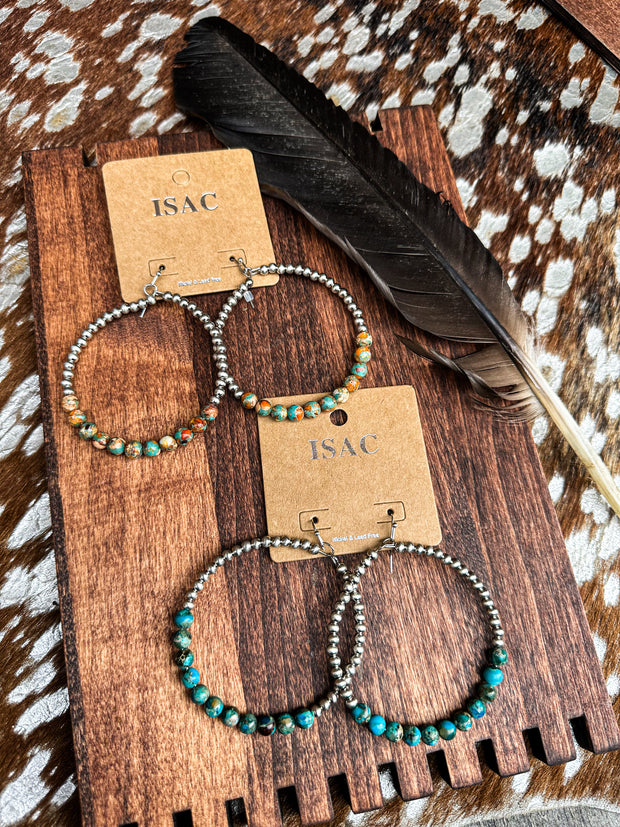 Rankin Round Hoop Earrings