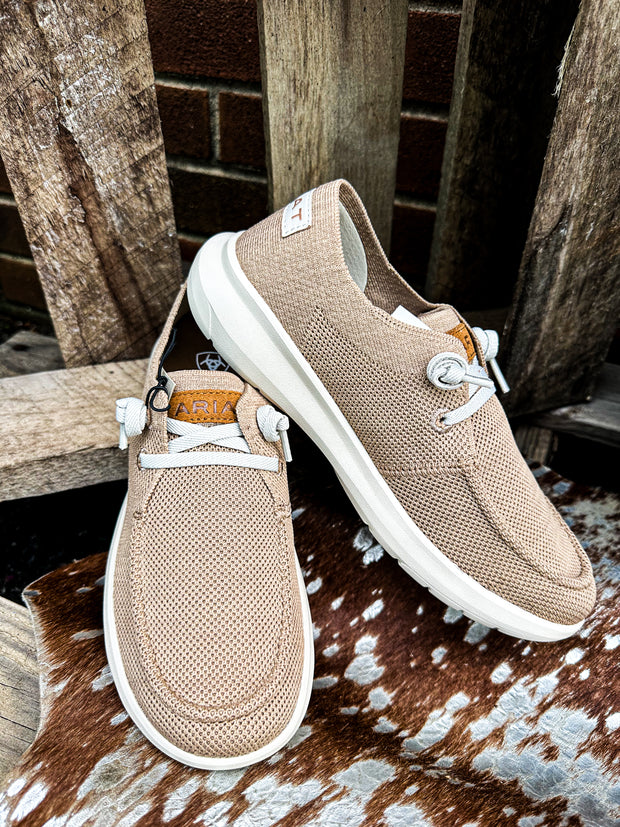 Ariat Heathered Tan Knit Hilo