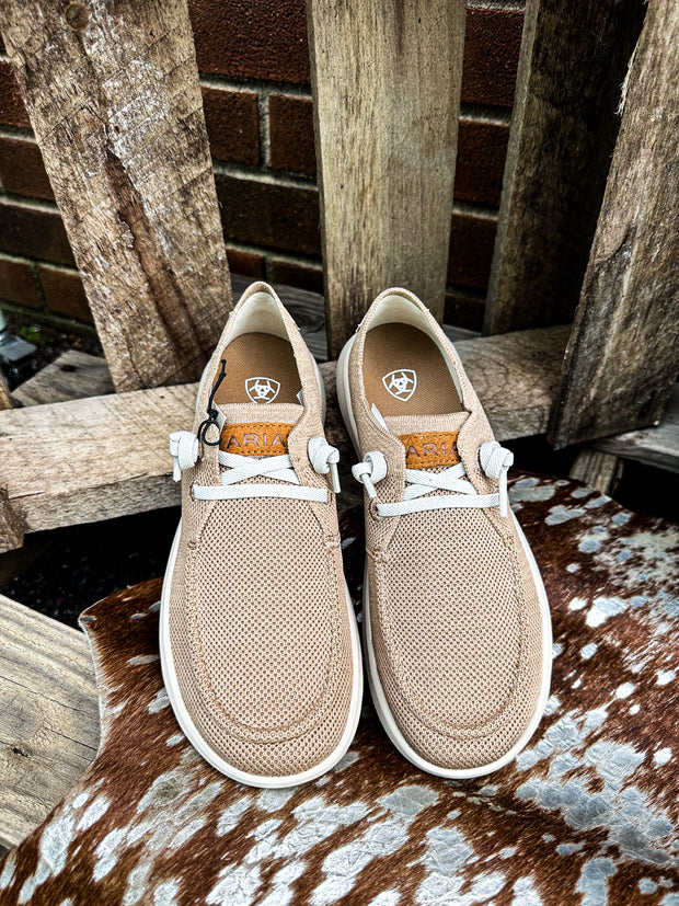 Ariat Heathered Tan Knit Hilo