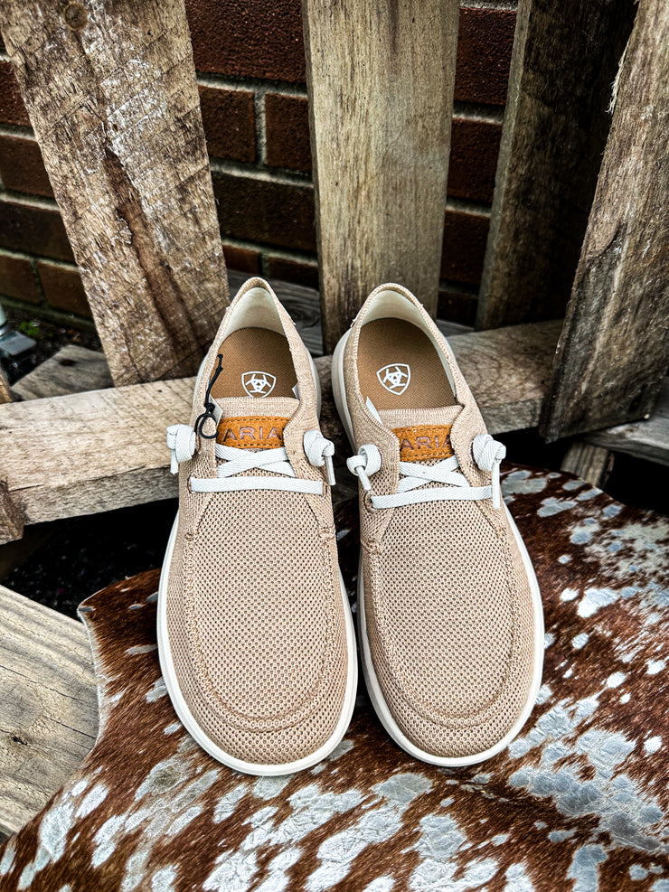 Ariat Heathered Tan Knit Hilo
