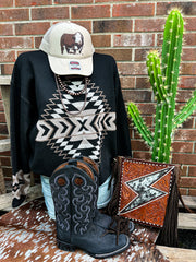 Night Aztec Sweater