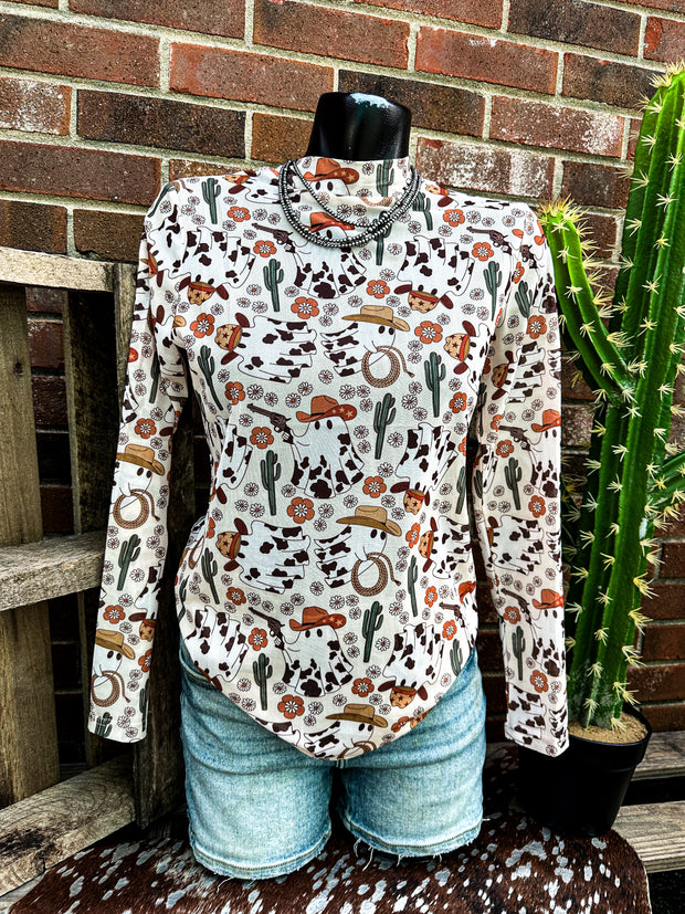 Hauntin' The Range Mesh Top
