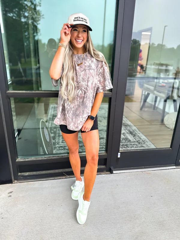 Calco Camo Oversized Tee
