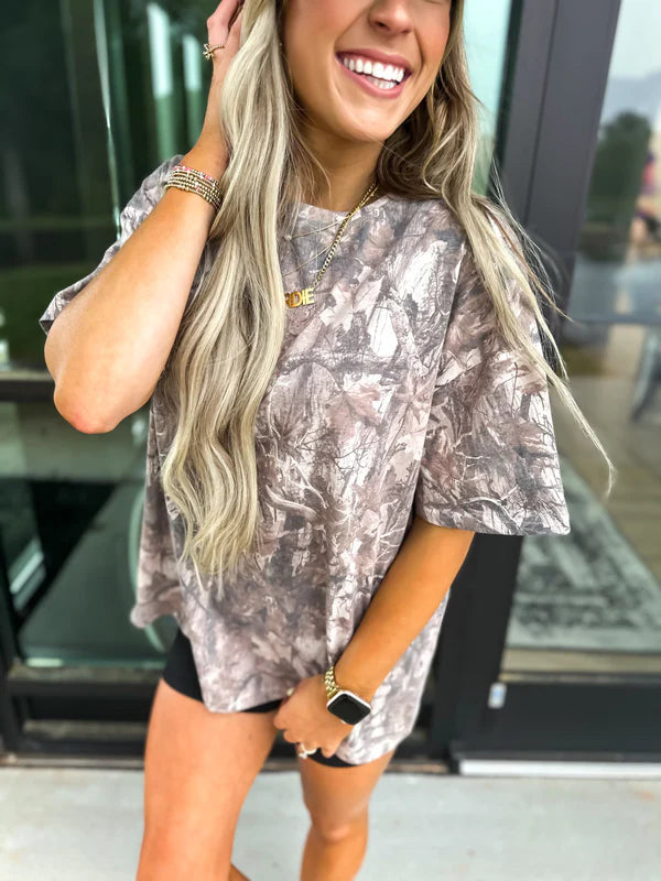 Calco Camo Oversized Tee