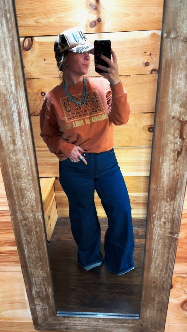Lainey Wilson Wide Leg Flare Denim